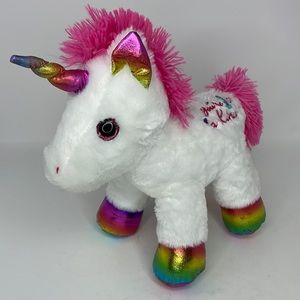 You’re 1 of KindRainbow Star Unicorn Pony Plush Stuff Animal 13”Long x 12”Height